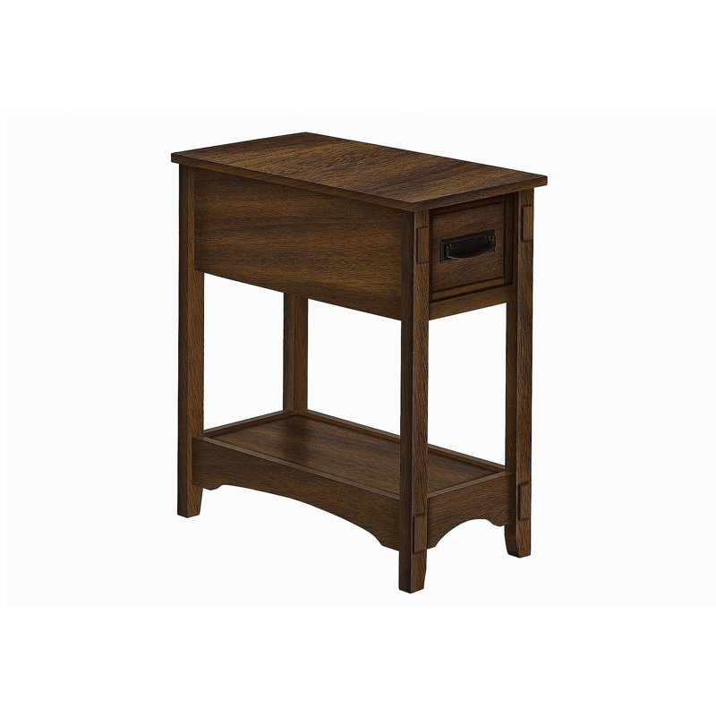 Double-layer storage drawer-style end table
