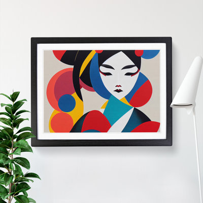 Abstract Geisha - Single Picture Frame Print