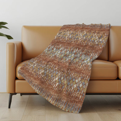 Premium Machine Washable Addison Sherpa Throw Blanket