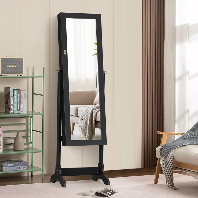 Toupin Jewelry Armoire, Black