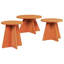 Coffee Table Round Living Room Wooden Rustic Accent Center Low-2070424880