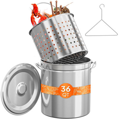 Faitout en acier inoxydable 36QT
