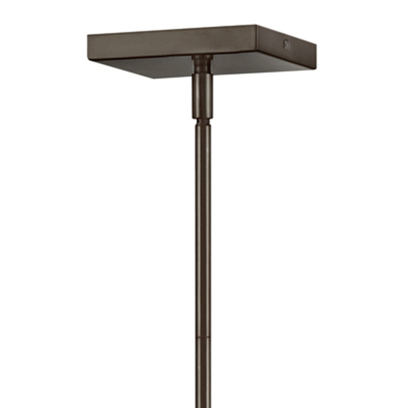 Ana 1-Light Pendant w/ Faceted Heavy-Cut Diamond-Shaped Crystal Shades, Black Oxide