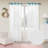 Voile  Muti Colors Tie Tab Curtain Pair-538004850-538004852