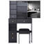 Petit meuble-lavabo 29,2 po avec tabouret de bureau et tabouret-1158600685