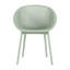 Été - Ensemble de 2 chaises longues modernes - Plastique PP intérieur / extérieur toutes saisons, léger pour patio, plage, salon-1518449184