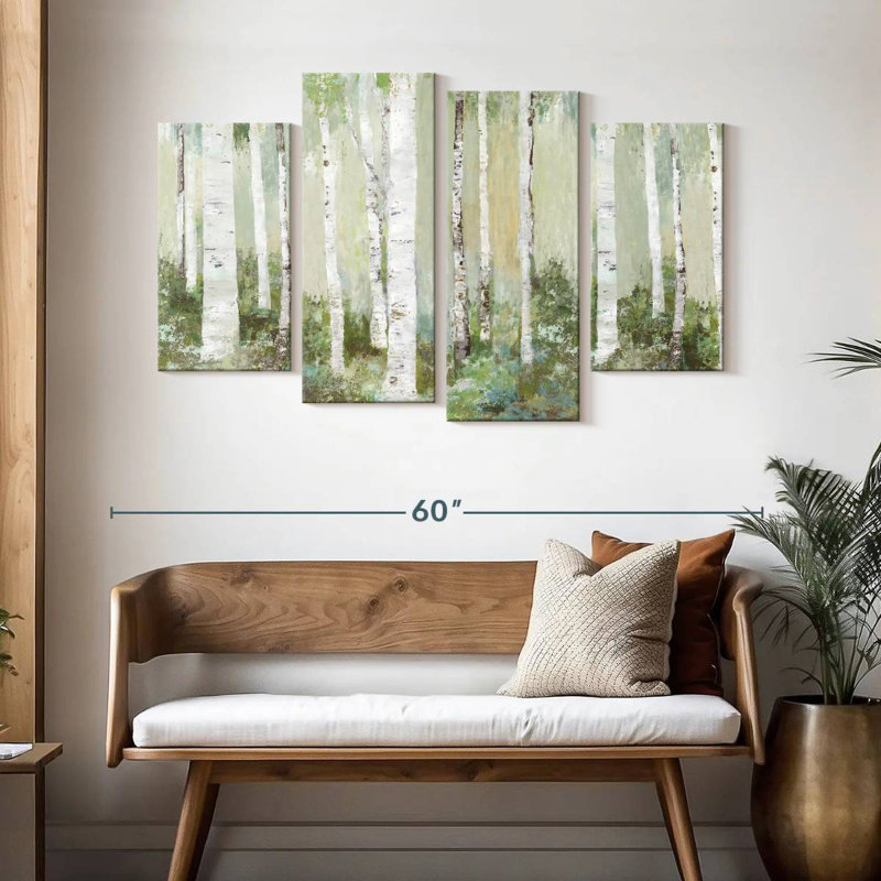 Harnek Tranquil Forest, 32" H x 52" W