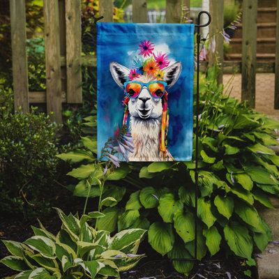 Drapeau de jardin hippie
