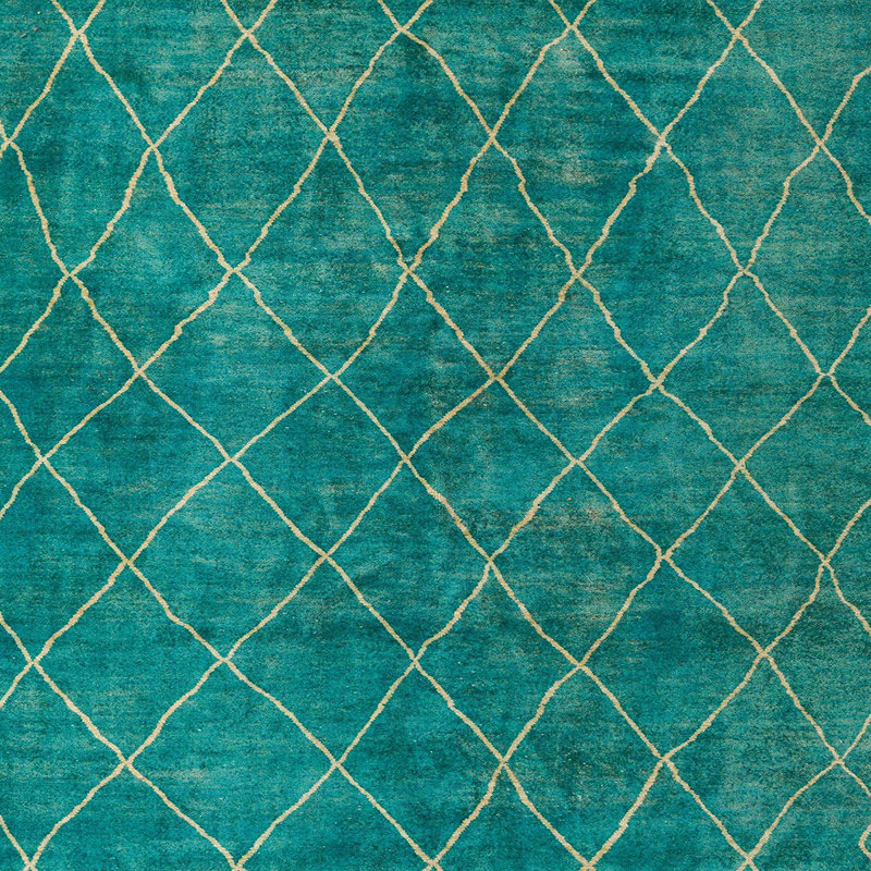 Abstract Indoor Rug, Square 6'