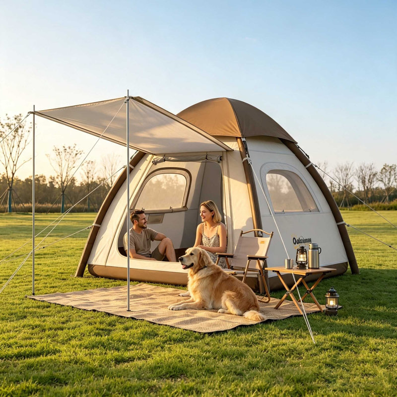 3 Person Tent, Cream