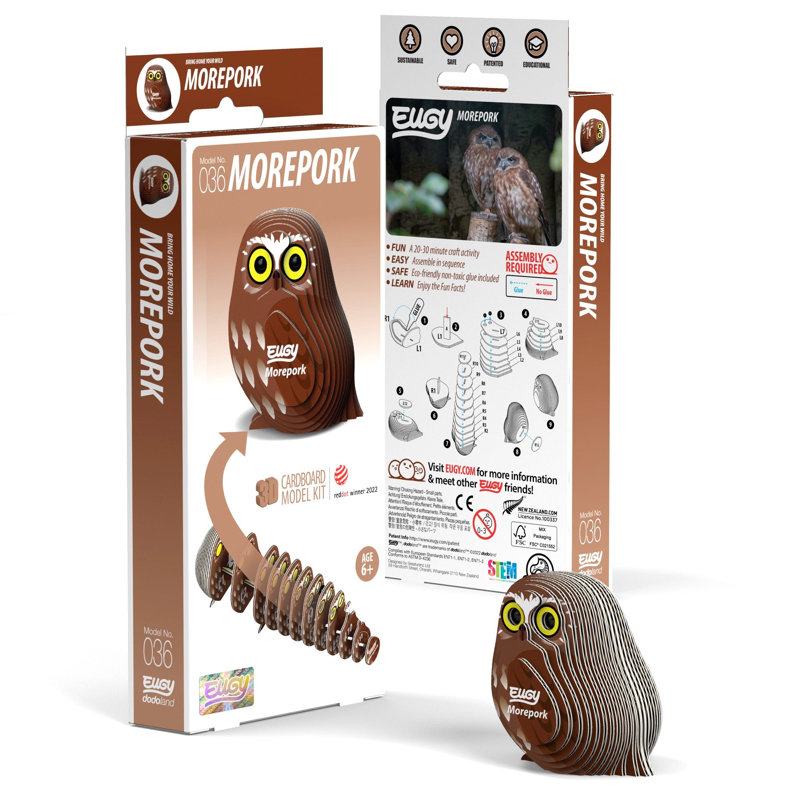 Casse-tête EUGY Morepork 3D