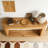 Fluted Sofa Entryway Foyer Table