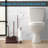 Blue Donuts Metal Toilet Brush Set-94453079