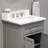 Goyette Freestanding Standard 1 Single Vanity Bathroom Vanity With Marble Top-31593717-132881814