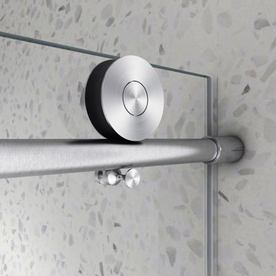 5476 Brushed Shower Door With Soft Closing & -Proof - 70Mm 304 Stainless Steel, Nano Cleaning Cleaning, Adjustable