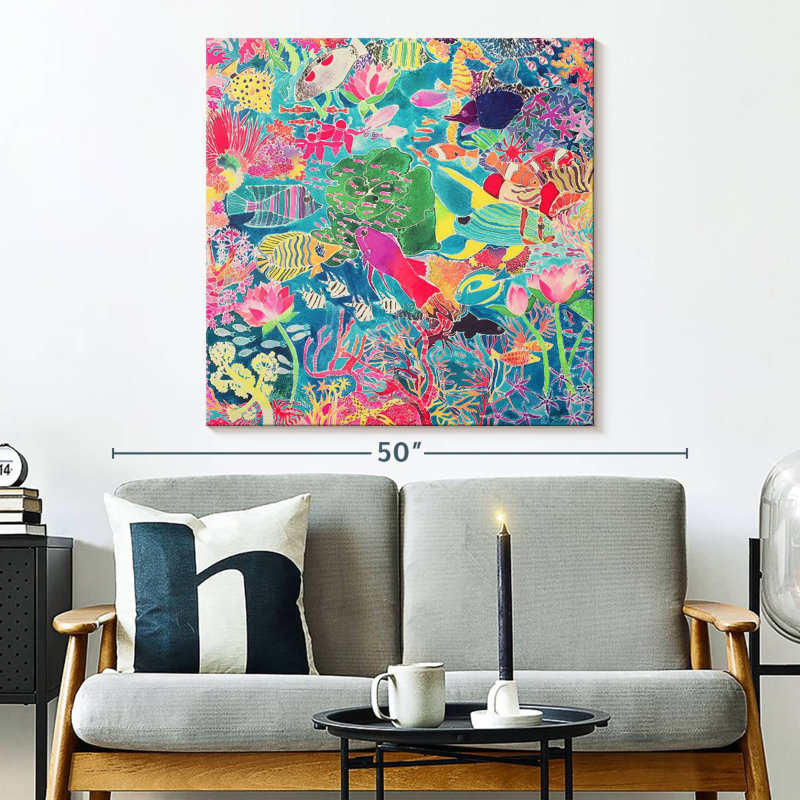 Brampt Underwater Rainbow, 33" H x 33" W