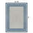 Coastal Border Ivory/Navy Indoor/Outdoor High-Low Area Rug-689174098-689174111