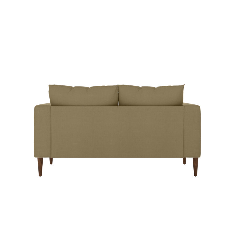 Essential Loveseat, Farro Upcycled Poly, Dark Brown