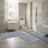 Absorbent Bath Rug Bathroom Mat(Set of 5)-1180213995