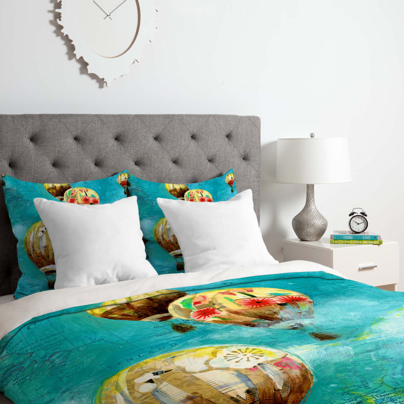 Ensemble de housse de couette, Housse de couette simple / simple TG et 1 taie dé