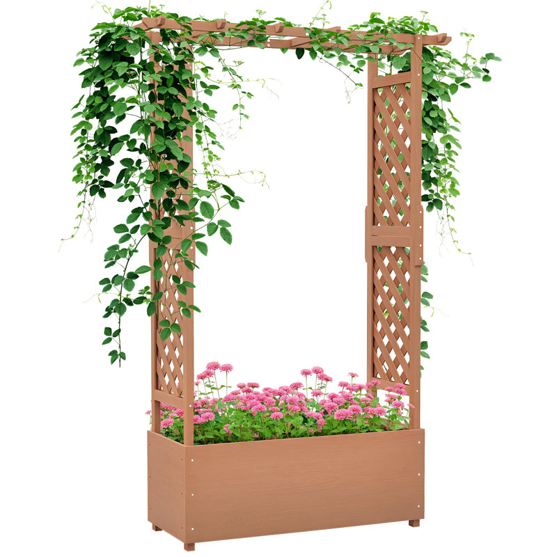 Jardin vertical en bois Pacuta, H 70,75 po x l 74,00 po x P 16,25 po
