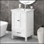 Petit meuble-lavabo avec lavabo et patins réglables-482052452