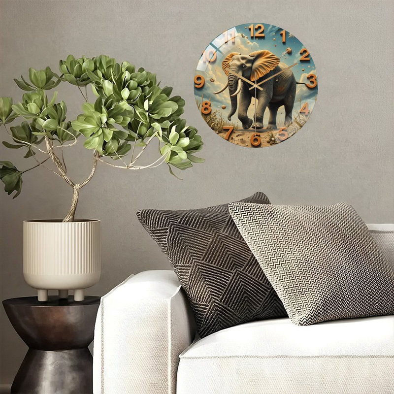 Horloge murale Elephant