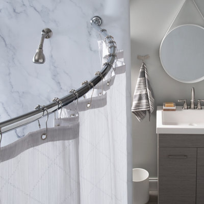 44'' Curved Shower Curtain Rod