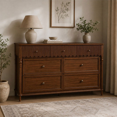 American country-style seven-drawer chest of drawe