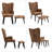 Upholstered Accent Chair with Ottoman-2007275081