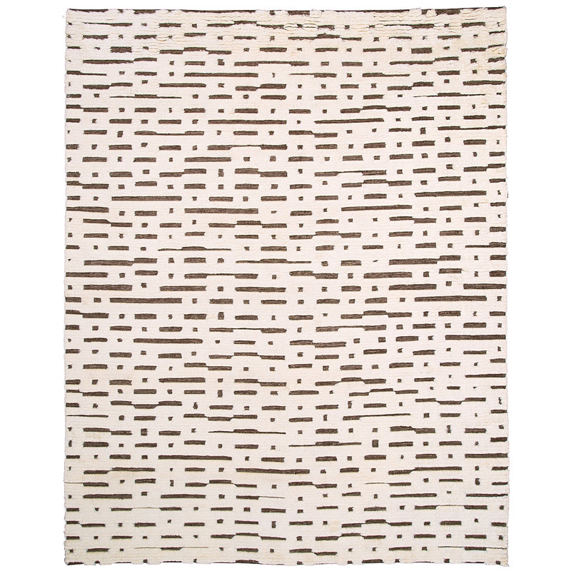 Abstract Ikat Rug, Rectangle 6' x 9'