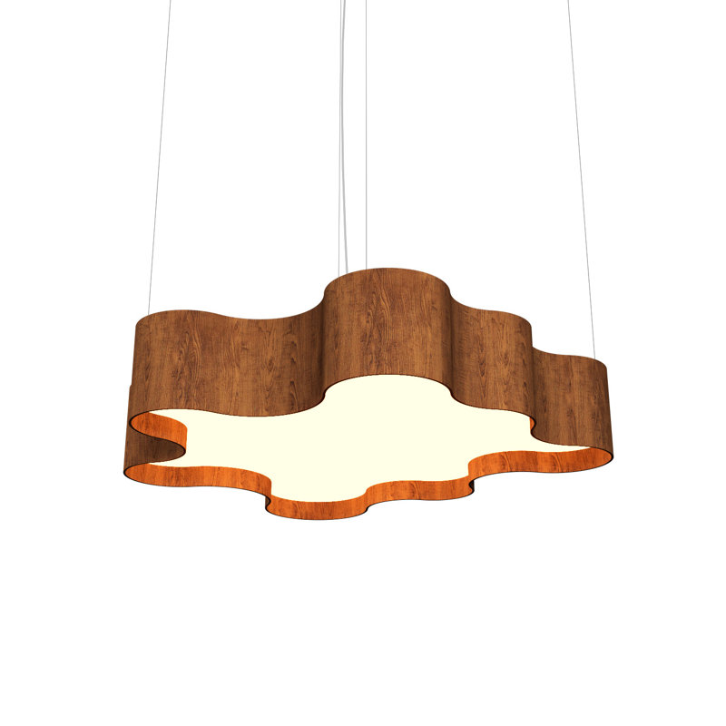 Luminaire suspendu organique à DEL 961200096, Imbuia, Imbuia