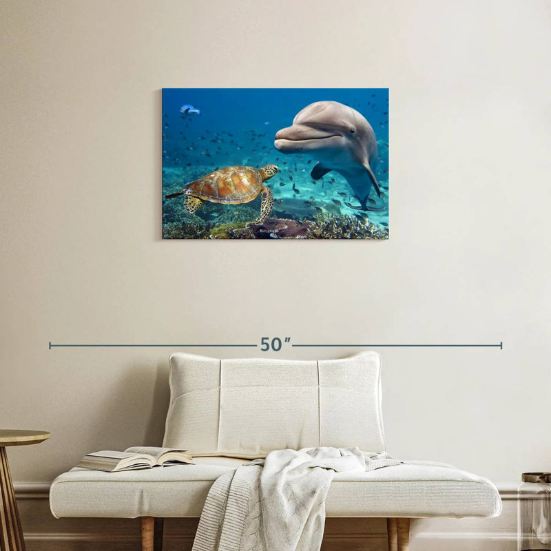 Underwater friends Aletra, H 20 po x l 30 po