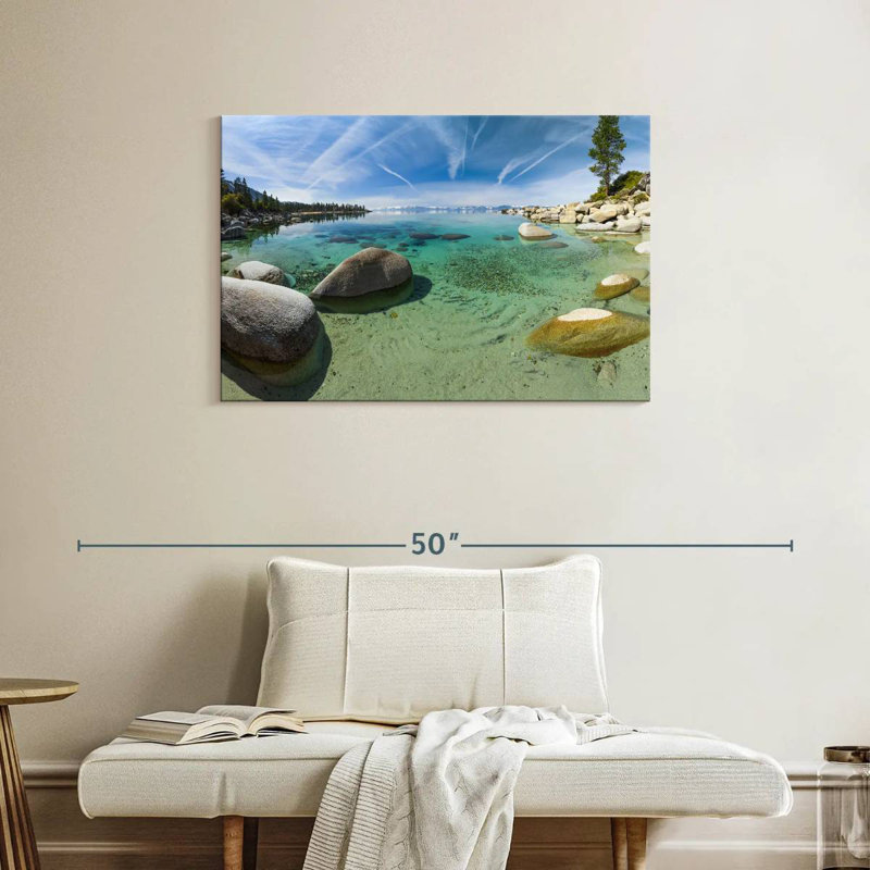 Alvord Lake Tahoe Shoreline, H 24 po x l 36 po