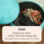 Teal Foot Stool with Storage