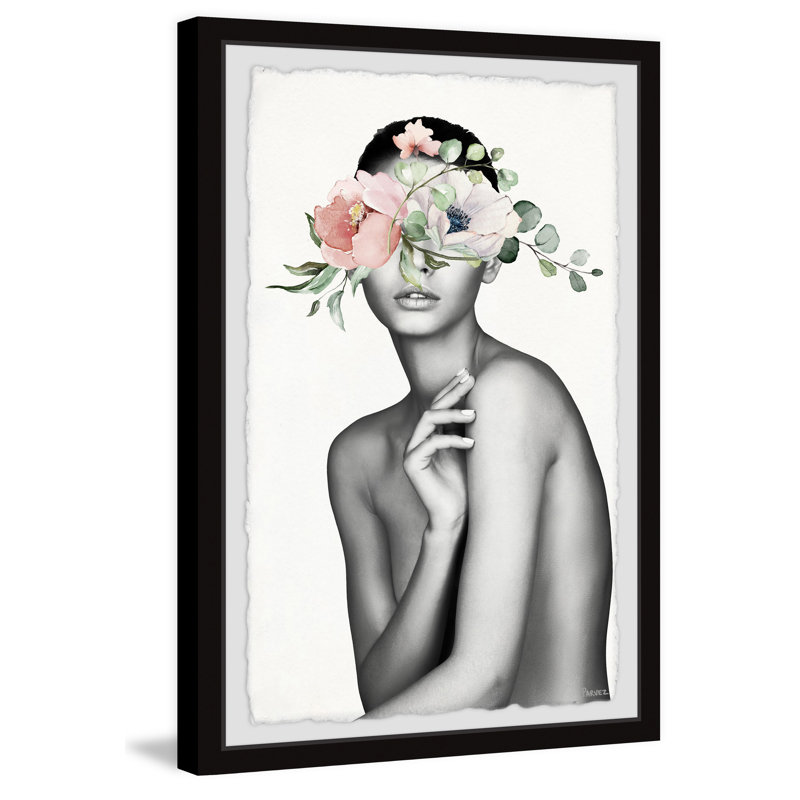 Flower Vision by Parvez Taj - Single Picture Frame Painting, 30 cm H x 20 cm W
