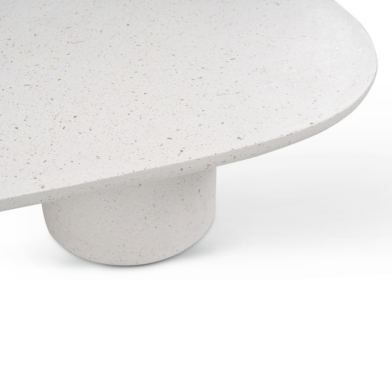 Table basse Vogel ivoire Terrazzo, Ivory Terrazzo