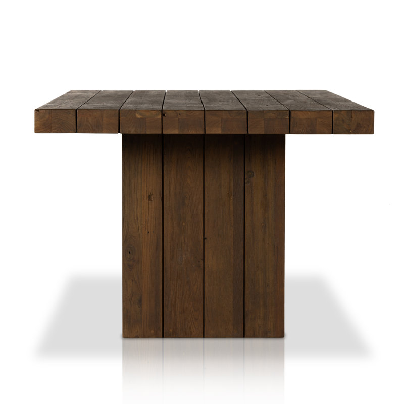 Encino Outdoor Teak Dining Table, 42" D x 108" L x 30" H