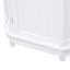 Rangement d'angle pour armoire de salle de bain avec tablettes réglables pour un design peu encombrant et résistant à l'humidité-2108635528