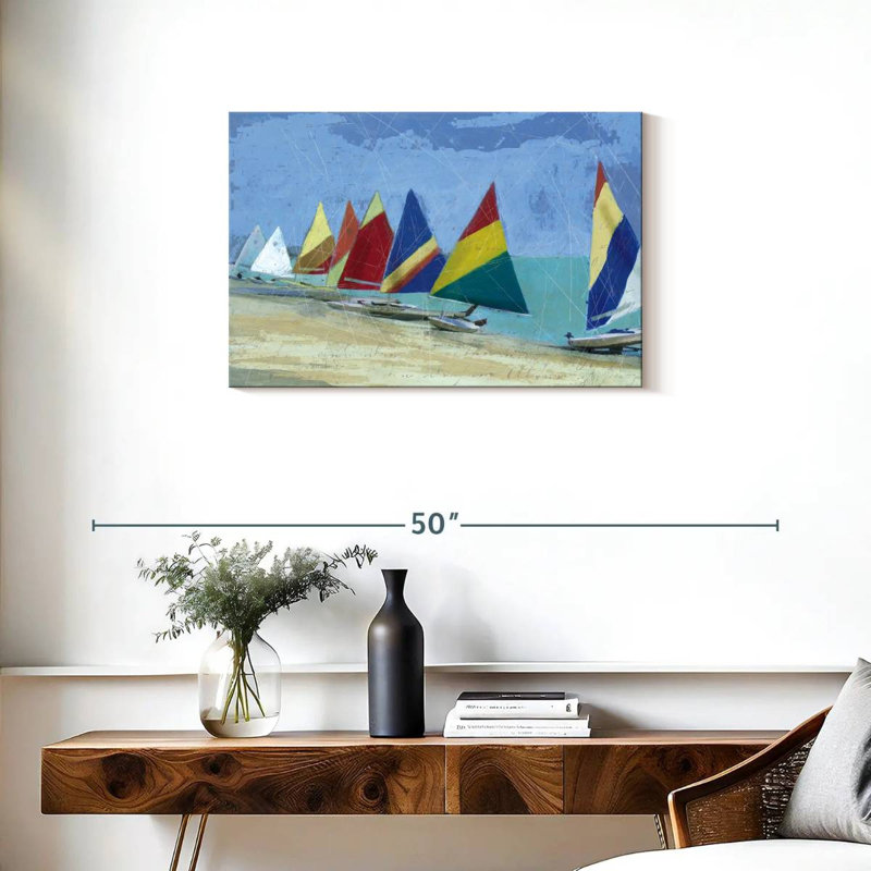 Sailboats Aletra, H 20 po x l 30 po
