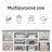 Modern 10 Pair Shoe Storage Cabinet, Shoe Bench with Cushion, Entryway Shoe Rack-35671548