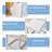 9-Piece Modern Rectangular Tempered Glass Dining Set-128838750-128838754-128838755