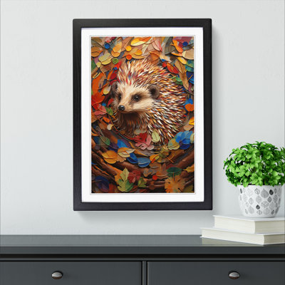 Hedgehog Orphism No.2 - Framed Print