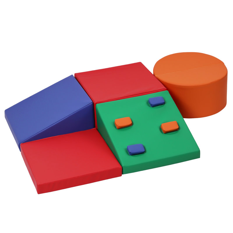 Blocs d'escalade l 12 po Gaomon, Bleu/Rouge/Orange