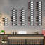 Bexley 8 Bottle Wall Mounted Wine Bottle Rack Black