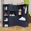 Armoire d'entrée avec tablettes et 4 crochets-309155759