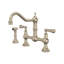 Edwardian™ Perrin and Rowe® Double Handle Provence Bridge Kitchen Faucet with Lever Handle-55250884-126482235