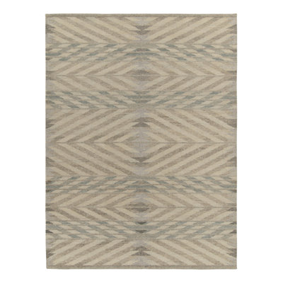 Scandinavian Wool Geometric Area Rug
