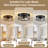 Industrial Matte black metal 2-light Flush Mount Ceiling Light-2pack