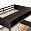 Lit superposé simple au-dessus de double avec tablettes, escalier de rangement et 2 tiroirs pour une organisation et une sécurité accrues
